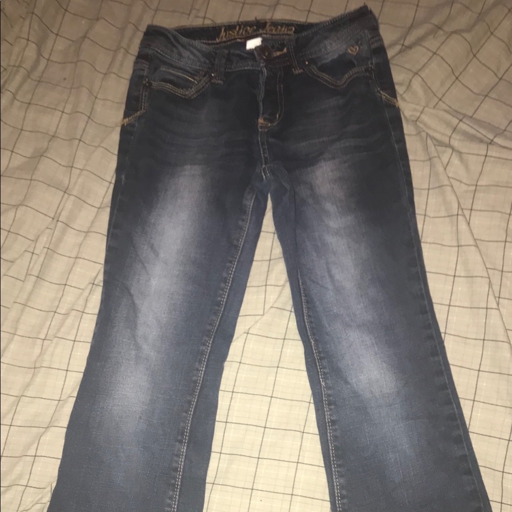 Girls justice bootcut jeans
